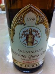 Niersteiner Kabinett - St Ursula Golden Oktober